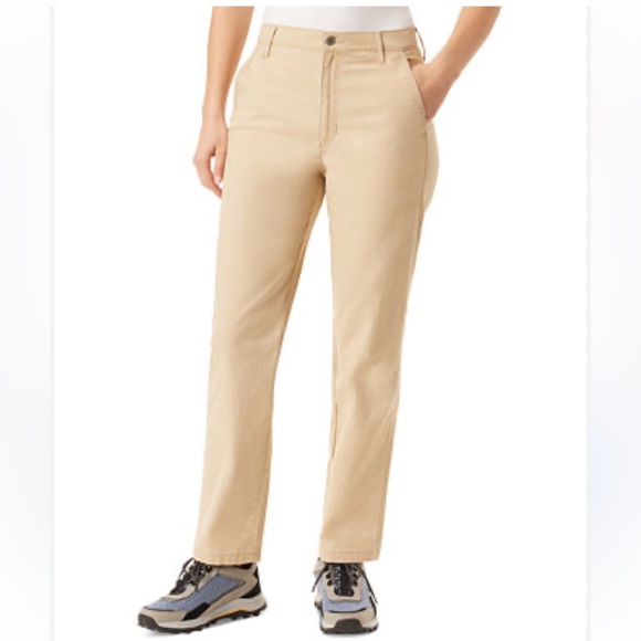 Bass Outdoor Pants - NWT Bass Outdoor Women's Stretch-Canvas Anywhere Pants, Irish Cream, Size‎ 8